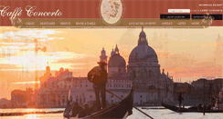 Desktop Screenshot of caffeconcerto.co.uk